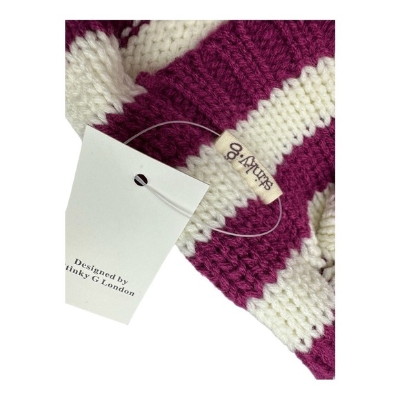 Stinky G Hooded Striped Sweater Size S - Picture 4 of 5